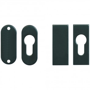 Rosette autocollante ovale ou rectangle pour cylindre européen ou borgne.